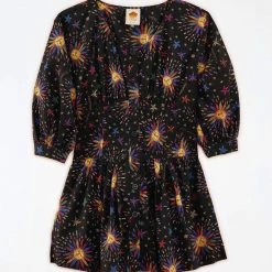 Farm Rio women Rainbow Suns Organic Cotton Mini Dress in Black -Farm Rio Sales 066a2484f2fe48d08b82329df253ed7c 28f49943 8121 42a4 addc 779df23499d2 1080x
