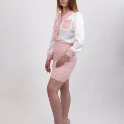 BeReal women Kira Top and Tweed Skirt Set