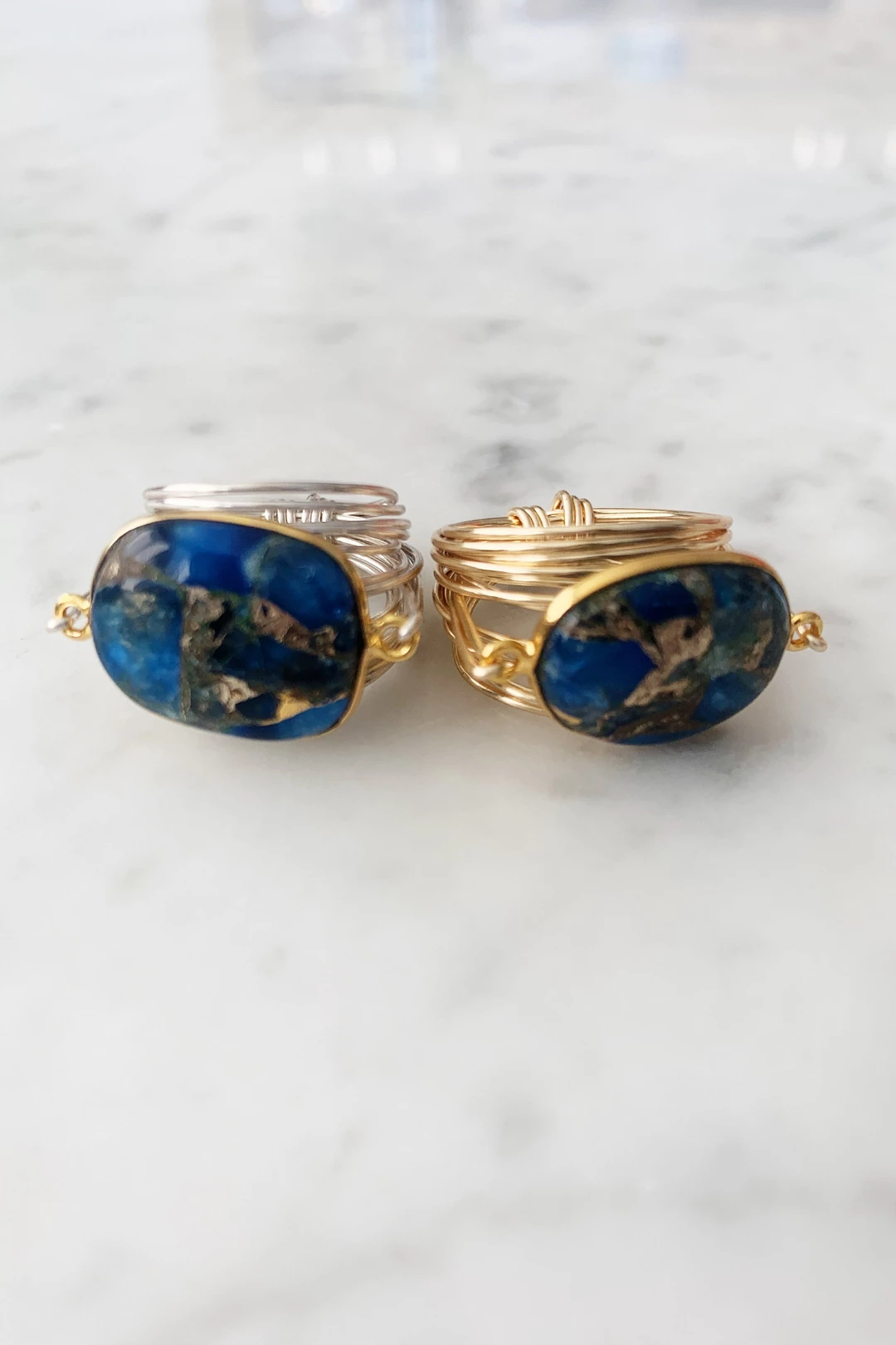 A Blonde and Her Bag women Torrey Ring in Blue Mojave Copper Turquoise 6 A Blonde and Her Bag women Torrey Ring in Blue Mojave Copper Turquoise - Image 4