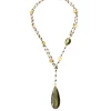 A Blonde and Her Bag women Diana Montecito Necklace in Polished Pyrite with Labradorite Drop -Farm Rio Sales 1cfd282a1d7143d38f2916dd6cb7de49 1080x