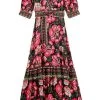Farm Rio women Flowers Garden Black Maxi Dress in Black Multi -Farm Rio Sales 2559b518ce5848a6b3e7dbcbcf982e9f 1080x