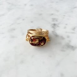 A Blonde and Her Bag women Torrey Ring in Red Mojave Copper Turquoise -Farm Rio Sales 35979522968b4f41a96658fbad59aca4 1080x