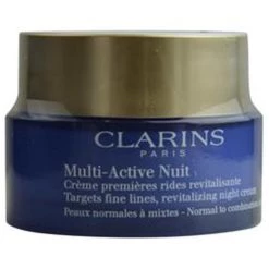 Clarins 288645 Women Multi-Active Nuit Target Fine Line Revitalizing Night Cream - 1.7 oz
