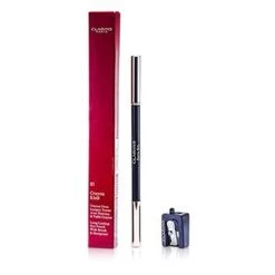 Clarins 200012 Long Lasting Eye Pencil with Brush - 01 Carbon Black with Sharpener