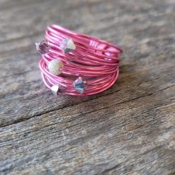 A Blonde and Her Bag women Marcia Wire Wrap Ring in Hot Pink with Grey Comet Swarovski Crystals -Farm Rio Sales 7f9ad0cc58214bddb4326ac49d3ac85c 1c4c7cc6 04b5 4a0f 9605 05227b41913b 1080x