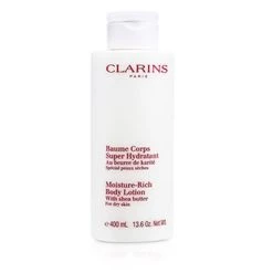 Clarins 49330 14 oz New Moisture Rich Body Lotion for Dry Skin, Super Size