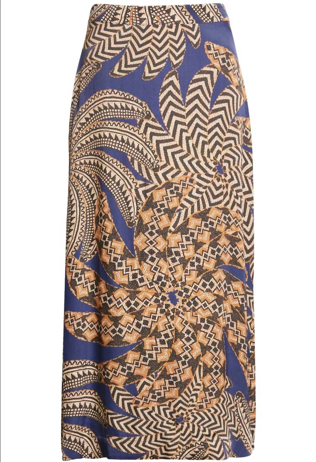 Farm Rio women Yawanawa Vanahu Navy Midi Skirt in Multi 3 Farm Rio women Yawanawa Vanahu Navy Midi Skirt in Multi