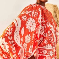 Farm Rio women Mini Blouse in Orange Neon Jungle -Farm Rio Sales d7db34872fbe4aa889a8e6e6c51eba40 db5c4171 1e33 4842 8443 4607bafa428a 1080x