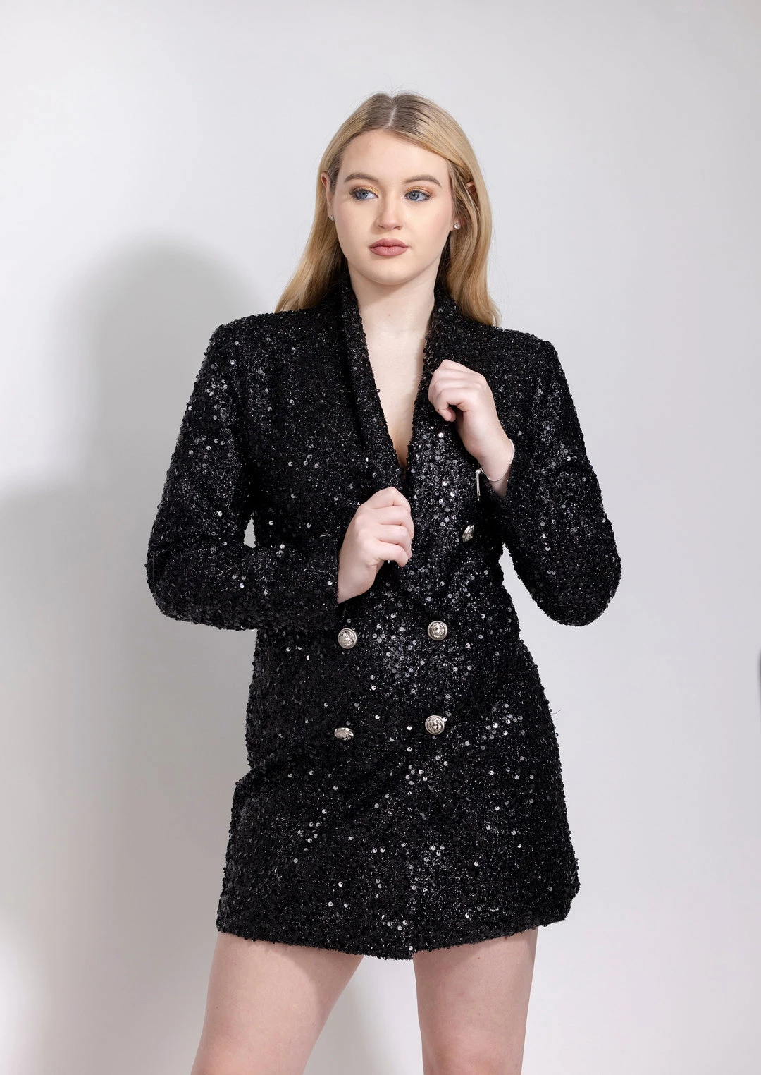 women BeReal Elinor Black Blazer Dress 5 women BeReal Elinor Black Blazer Dress - Image 3