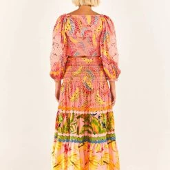 Farm Rio women Square Neck Blouse in Dotted Bananas -Farm Rio Sales d96774ab11be4aa5b6b4ee731e15da5c c2feb223 acc8 4ed5 a837 12b06f4b129c 1080x