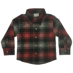 kids Mish Mish Rock & Roll Flannel Shirt