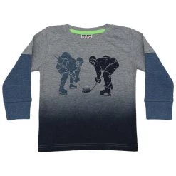 kids Mish Mish Hockey Face Off Ombre T-Shirt