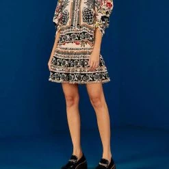 Farm Rio women Romantic Blouse in Garden